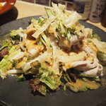 青ヶ島屋 - きなこ豚の冷しゃぶサラダ
