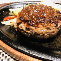 和食鉄板 銀座 朔月 - ハンバーグアップ