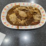 カレーとハンバーグの店　バーグ - 隠れてるけど生玉子のせ(800)