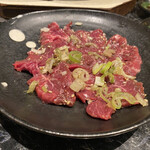 ホルモン本舗 我家 - ★ハラミ塩
      ハラミは赤身系や肉類だと思われてますが、横隔膜なので立派なホルモンです♪