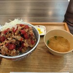 元祖豚丼屋 TONTON 旗の台店 - 唐揚げ丼チリソース味