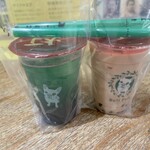 ブルプル - ドリンク写真:ブルーラグーン、ミルクティー