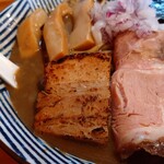 麺の極 はなみち - 極悪煮干蕎麦（アップ）