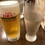 Chuukaryouri Touin - 取り敢えずビール、ふふふ。