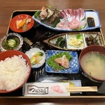 つばき茶屋 - 新鮮刺身定食 1500円