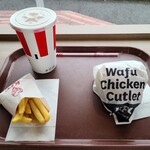 ケンタッキーフライドチキン - 和風チキンカツバーガーセット（６６０円）