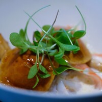 アコルドゥ - 半生のエビと森