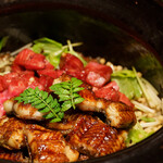 USHIGORO S. - 鰻と厳選部位（ヒレ）の土鍋ご飯