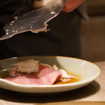 USHIGORO S. - トリュフと牛ヒレのすき焼き