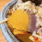 吉田カレー  - ポテサラ