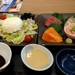 夢庵 - まとめて来ると定食みたいです