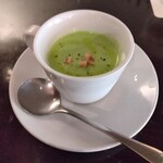 キールズ・バーハウス アオバダイ - グリーンピースの冷製スープ が美味しい