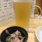 39 - 生ビール　¥600（以下税込）
