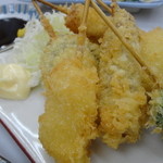 串カツ盛り合わせ