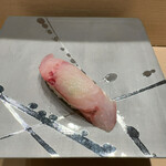 Sushi Kazuya - ほうぼうの昆布締め
