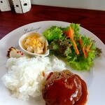 cafe yadorigi - 料理写真:ハンバーグ