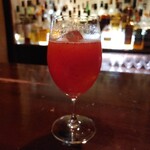 Bar 真 - 苺のカクテル