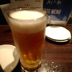 分あじこや - まずは〜ビールで！！