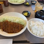 Yawarakatonkatsu Kirakuya - 味噌かつランチ650円（税込）