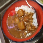 名代 富士そば 新橋駅前店 - 朝カレー丼（朝カレー丼セット）