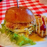 ケニーズハウス ダイナー - フライドチキンバーガー