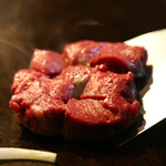 Specially selected Japanese black beef grilled with salt