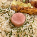 アルプスごはん - アルプスごはん弁当(\1,300) 亀戸大根?