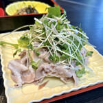 Tamaru - 週替わり昼御膳(\1,380) 豚しゃぶ豆腐 香味ソース