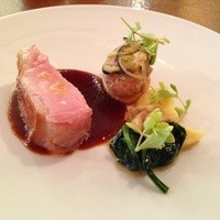 La Cime - メインの肉は、スペイン産子豚。