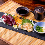 Very popular! Domestic horse meat sashimi