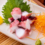 Sashimi of octopus