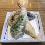 Sushi Hana - 昼飲みセットの天ぷら