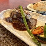 欧風料理 HIDE-TOMI - 本日のランチコース(\2,500) 牛肉の煮込み、チーズ焼き