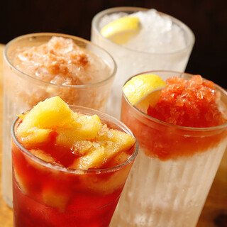 We recommend the sour with crunchy sorbet♪