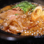 焼肉 しんうち 神楽坂 - ミスジすき焼き