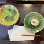 鎌倉茶房 茶凛 - アイス抹茶と生菓子のセット