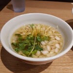 一番だしラーメン しんせん - 白出汁つけ汁