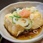 豆腐料理 双葉 - 揚げ出し豆腐が熱々サクサク。個人的にはこれが一番美味しかったです。次回は「揚げ出し豆腐定食」850円に決定♪