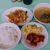 中華料理 宝来 - 令和5年6月
サービスランチ 600円
とりチリソース、野菜炒め、ミニラーメン、ライス