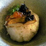 幻董庵 - 鯖の燻製の寿司