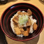 麺 みつヰ - チャーシュー丼　300円