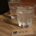 食酒工房 福楽狸 - きらら樽貯蔵(米焼酎）680円(2023年6月)