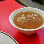 新三陽 - 【ポークオムライス＠税込1,200円】スープ