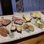 鶴来本町二丁目 づいき - 燻製盛り合せ