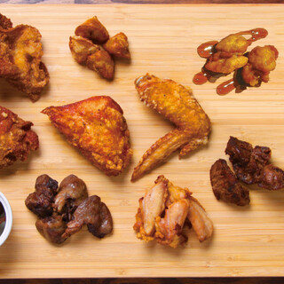 Assortment of all kinds of chicken