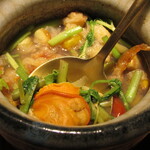 yokoyama - 伝助穴子 桜エビ ドルチェドーム 鬼蜆 セリ浜防風（セリ科）