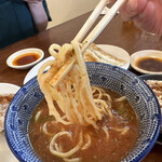 極濃湯麺 シントミ - 【2023.6.20(火)】スープに麺を浸けた