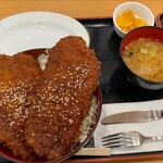 きらら289レストラン - わらじソースかつ丼1,400円(税込)