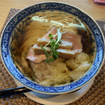麺処 清水 - 肉ワンタン鶏塩そば　¥1050