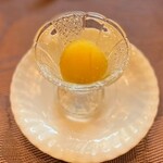 プティレストラン グーテ - オレンジのソルベ